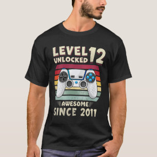 T-shirt Garçon 11 ans Anniversaire Funny Gamer 11e 11 ans