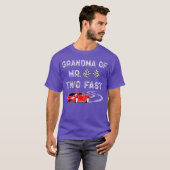 T-shirt Garçon 2e Anniversaire Racer GrandmaTwo Fast 2e Co (Devant entier)