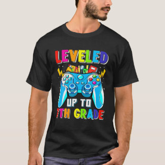 T-shirt Garçon 7E Grade Déverrouillé Niveau Up Video Gamer