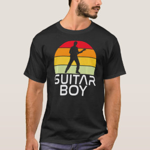 T-shirt Garçon à la guitare Instrument de musique Joueur d
