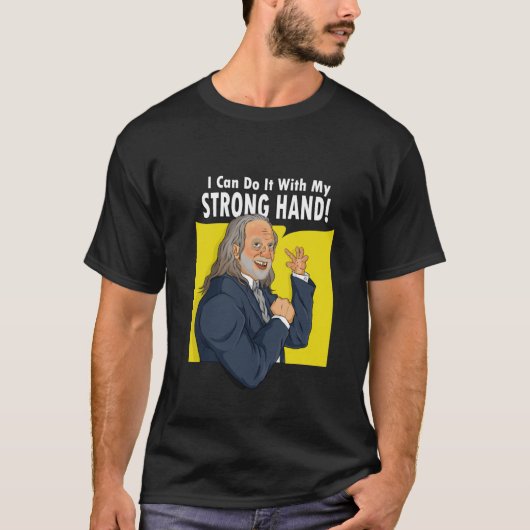 T-shirt Garçon à la main forte (Devant)