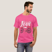 T-shirt Garçon amour de bicyclette (Devant entier)