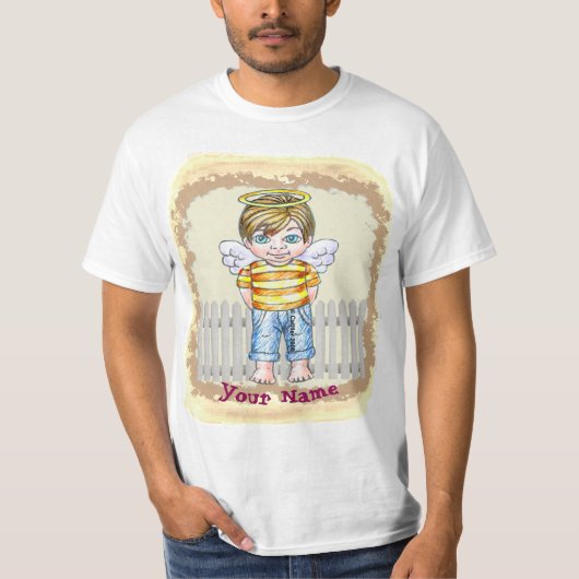 T-shirt Garçon Ange Chrétien (Devant)
