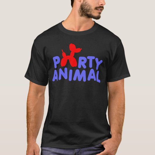 T-shirt Garçon Animal de Fête (Devant)