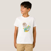 T-shirt Garçon Avec Daffodiles (Devant entier)