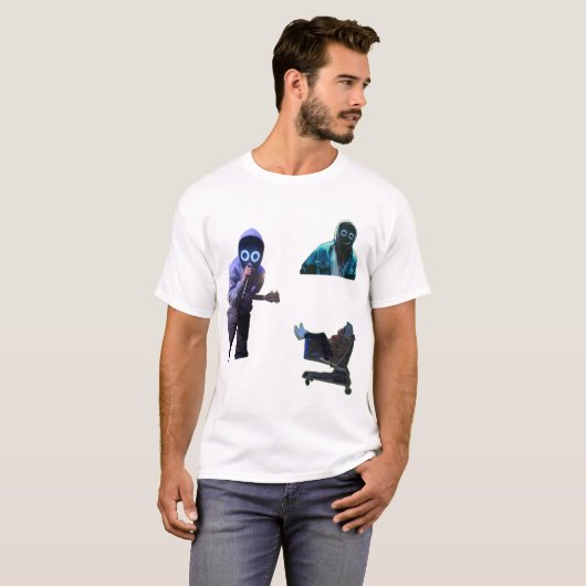 T-shirt Garçon avec uke ukele (Devant entier)