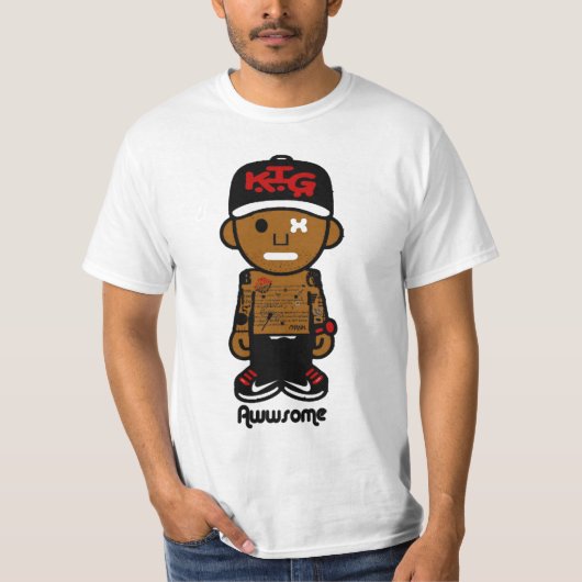 T-shirt garçon awwsome (Devant)