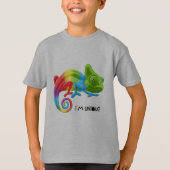 T-shirt garçon chameleon unique - vibrant (Devant)