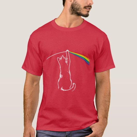 T-shirt garçon chat côté obscur (Devant)