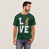 T-shirt Garçon Cheetah d'amour (Devant entier)