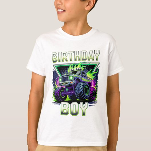 T-shirt garçon d'anniversaire (Devant)