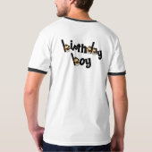 T-shirt garçon d'anniversaire (Dos entier)