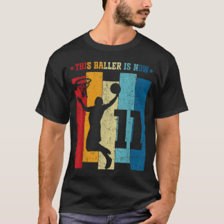 T-shirt Garçon de 11 ans Baseball 11e anniversaire Basebal