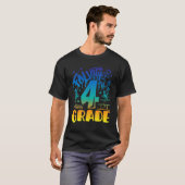 T-shirt Garçon de 4e année Premier jour d'école Enseignant (Devant entier)
