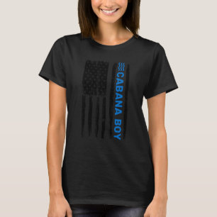 T-shirt Garçon de cabane patriotique Drapeau américain des