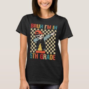 T-shirt Garçon de cinquième année Dabbing Retour à l'école