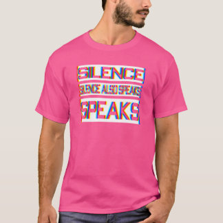 T-shirt garçon de citation silencieuse
