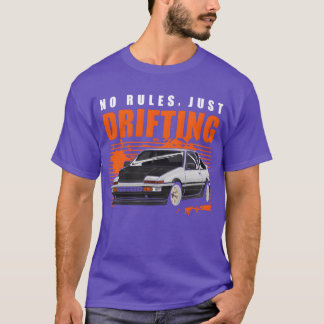 T-shirt Garçon de croisement de voiture de dérive