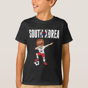T-shirt Garçon de football Dabbing Corée du Sud Maillot de