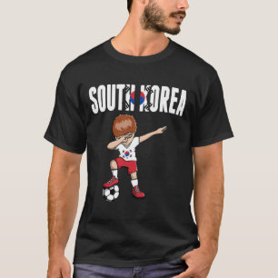 T-shirt Garçon de football Dabbing Corée du Sud Supporter