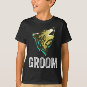T-shirt Garçon de mariage Loup Enterrement de vie de garço