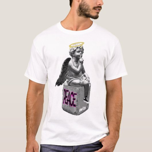 T-shirt Garçon de paix mignon (Devant)