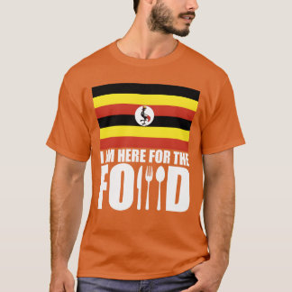 T-shirt Garçon de voyage de nourriture de souvenir ouganda