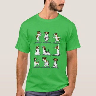 T-shirt Garçon de yoga Jack Russellerrier