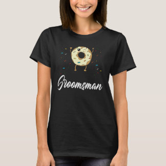 T-shirt Garçon d'honneur Gâteau Donut Mariage Enterrement 