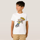 T-shirt Garçon drôle à monocycle (Devant entier)