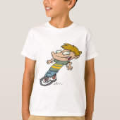 T-shirt Garçon drôle à monocycle (Devant)