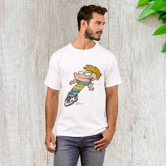 T-shirt Garçon drôle à monocycle