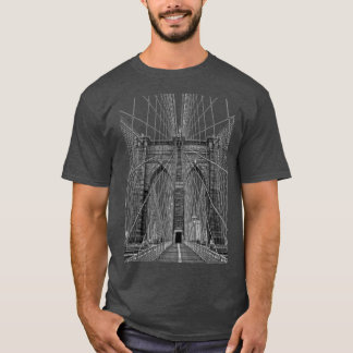 T-shirt garçon du pont de Brooklyn