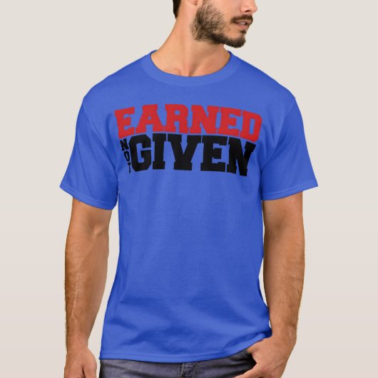 T-shirt garçon Earned Not Given (Devant)