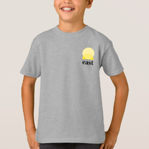 T-shirt garçon en acier clair
