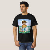 T-shirt garçon et chien (Devant entier)