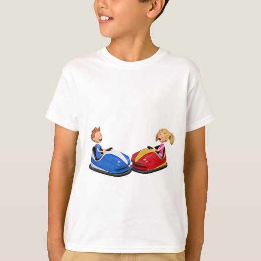 T-shirt Garçon et fille de bande dessinée dans des (Devant)