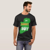 T-shirt Garçon frais de Danny de St Patrick avec la carte (Devant entier)