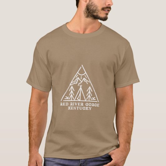 T-shirt Garçon Geo Mountains de Red River Gorge (Devant)