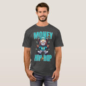 T-shirt Garçon HipHop d'argent (Devant entier)