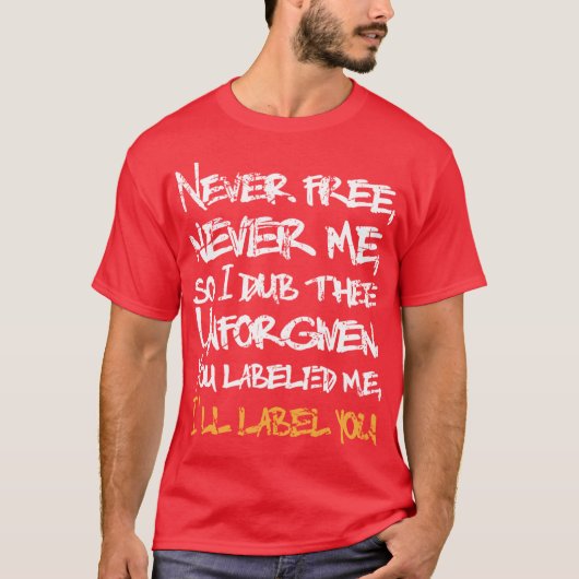 T-shirt Garçon impardonnable (Devant)