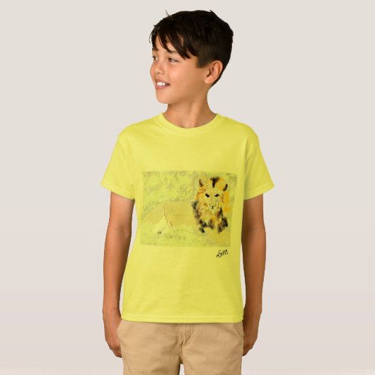 T-shirt garçon : Lion's Den (Devant entier)