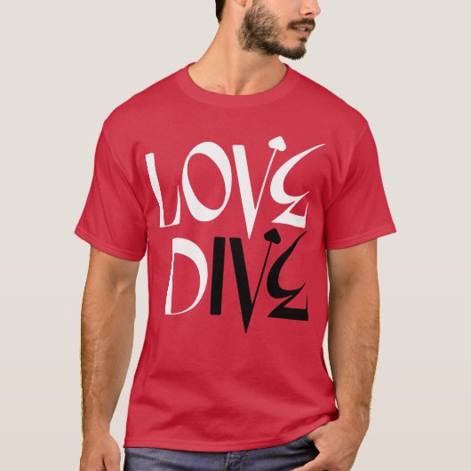 T-shirt garçon love dive (Devant)