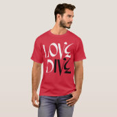 T-shirt garçon love dive (Devant entier)