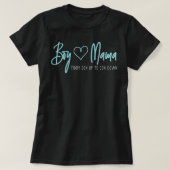 T-shirt Garçon Mama de fils à fils en bas - Maman maman (Design devant)