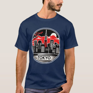 T-shirt Garçon minimaliste de la ville de Tokyo au Japon