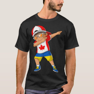 T-shirt Garçon moitié canadien moitié ukrainien Canada Ukr