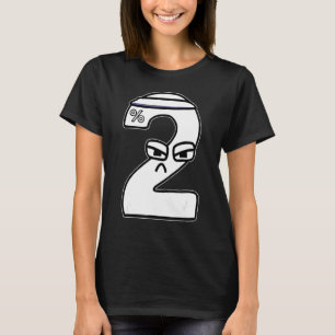 T-shirt Garçon numéro deux du méchant correspondant au num