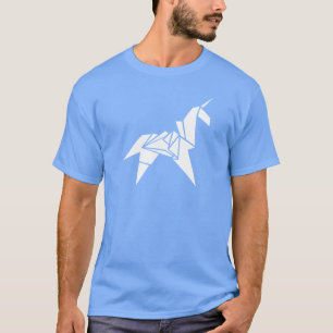 T-shirt Garçon origami licorne