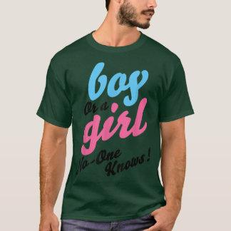T-shirt garçon ou fille, personne ne sait que le genre rév